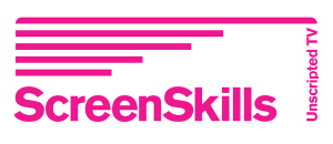 ScreenSkills pink logo for Unscripted TV